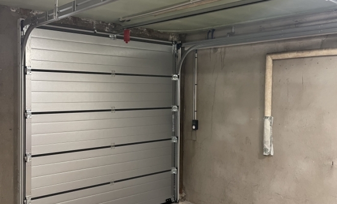 Installation de deux portes de garage sectionnelles Hormann à Cournon d'auvergne